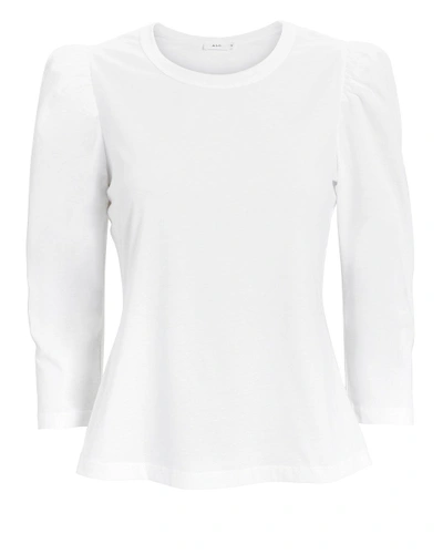 Shop A.l.c Karlie Puff Shoulder White T-shirt
