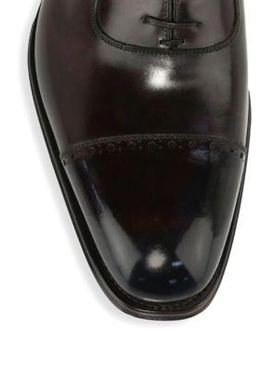 Shop Ferragamo Brawell Leather Oxford Shoes In Africa