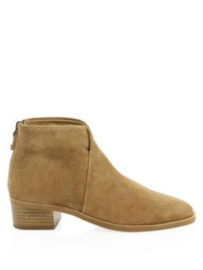 Shop Soludos Venetian Suede Ankle Boots In Tan