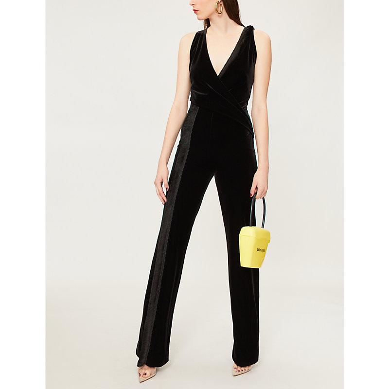 galvan velvet jumpsuit