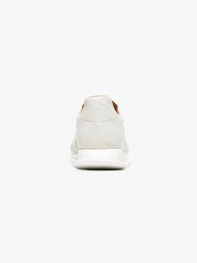 Shop Rick Owens Low Top Sneakers In White