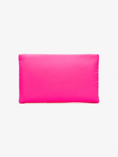 Shop Prada Klassische Clutch In Pink&purple