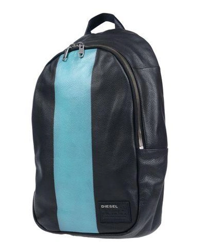 Shop Diesel Backpacks & Fanny Packs In Turquoise