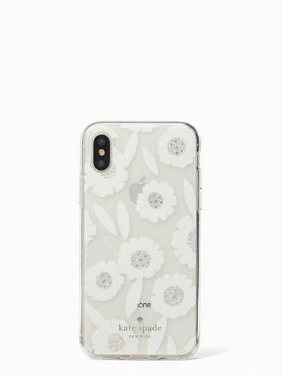 Shop Kate Spade Jeweled Majorelle Iphone X Case In Clear
