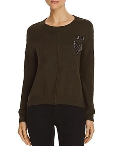 Shop Rails Stafford Patch Sweater In Olive