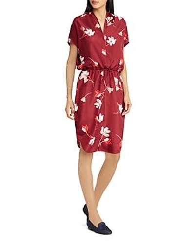 Shop Ralph Lauren Lauren  Floral Crepe Dress In Multi