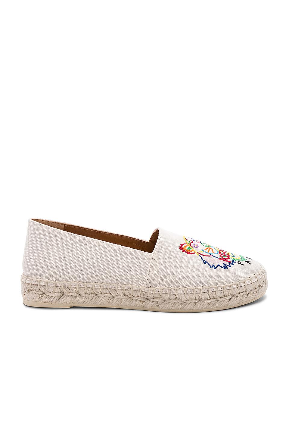 embroidered espadrille flats