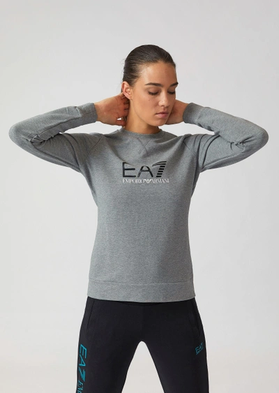 Shop Emporio Armani Sweatshirts - Item 12220464 In Mélange Gray
