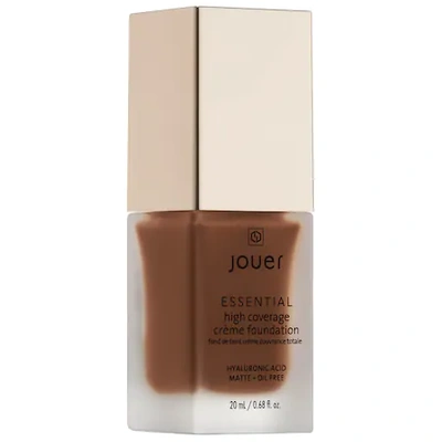 Shop Jouer Cosmetics Essential High Coverage Crème Foundation Chestnut 0.68 oz/ 20 ml