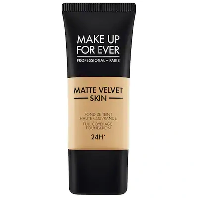 Shop Make Up For Ever Matte Velvet Skin Full Coverage Foundation Y365 Desert 1.01 oz/ 30 ml