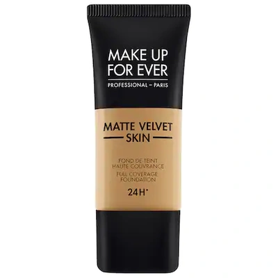 Shop Make Up For Ever Matte Velvet Skin Full Coverage Foundation Y455 Praline 1.01 oz/ 30 ml