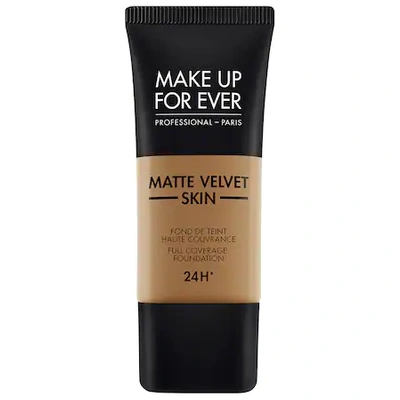 Shop Make Up For Ever Matte Velvet Skin Full Coverage Foundation Y503 Toffee 1.01 oz/ 30 ml