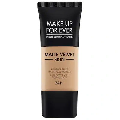 Shop Make Up For Ever Matte Velvet Skin Full Coverage Foundation R410 Golden Beige 1.01 oz/ 30 ml