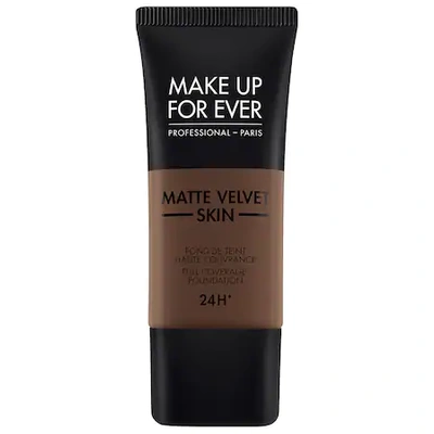 Shop Make Up For Ever Matte Velvet Skin Full Coverage Foundation R560 Chocolate 1.01 oz/ 30 ml