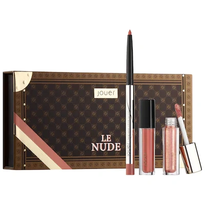 Shop Jouer Cosmetics Jet-set Lip Set Le Nude