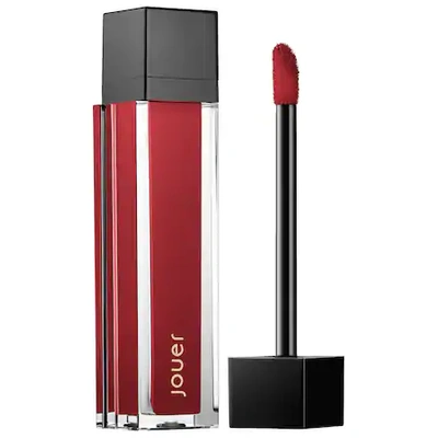 Shop Jouer Cosmetics Long-wear Lip Crème Liquid Lipstick Brique 0.21 oz/ 6 ml