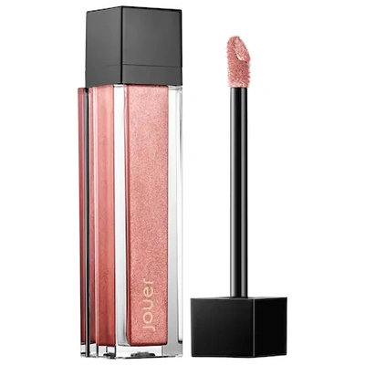 Shop Jouer Cosmetics Long-wear Lip Crème Liquid Lipstick Rose Gold 0.21 oz/ 6 ml