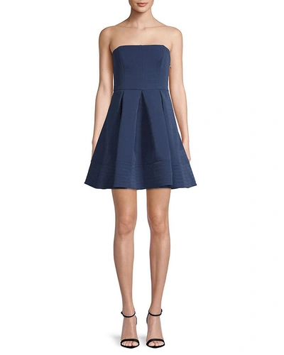 Shop Halston Heritage Strapless Cocktail Dress In Nocolor