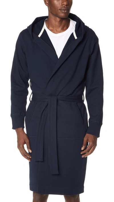 Shop Reigning Champ Midweight Terry Robe In Black