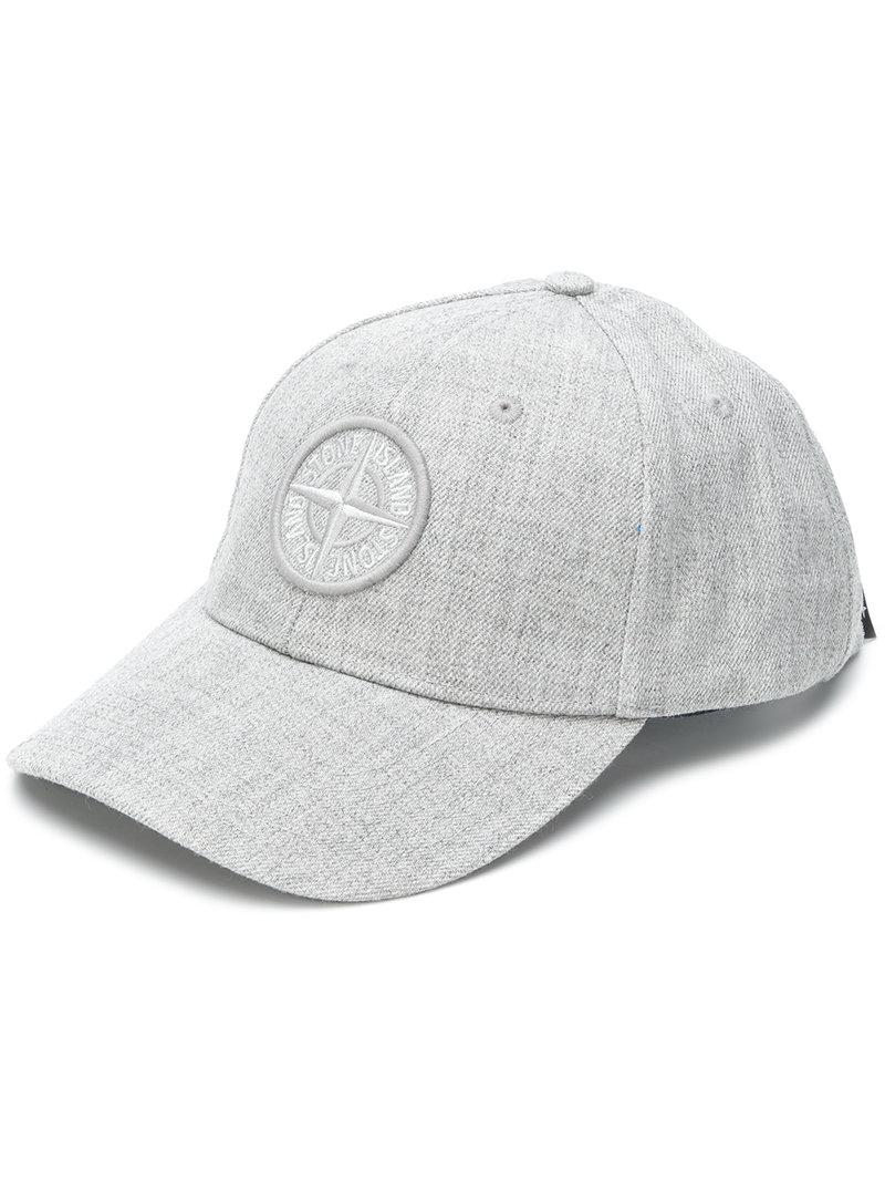 stone island compass logo baseball cap