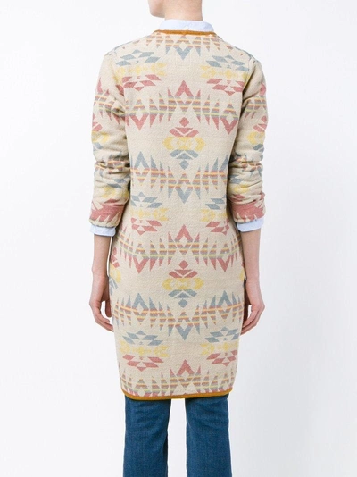 Shop Visvim Navajo Patterned Cardigan - Multicolour