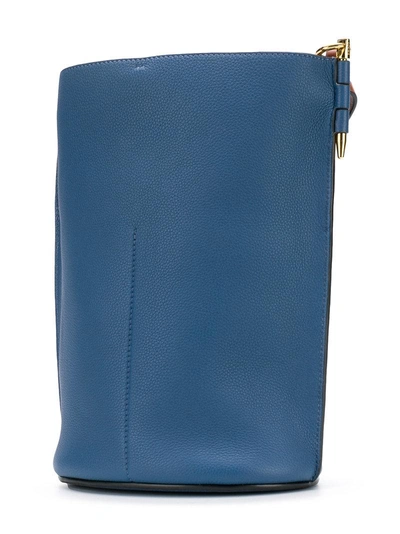 Shop Loewe Gate Bucket Bag - Blue