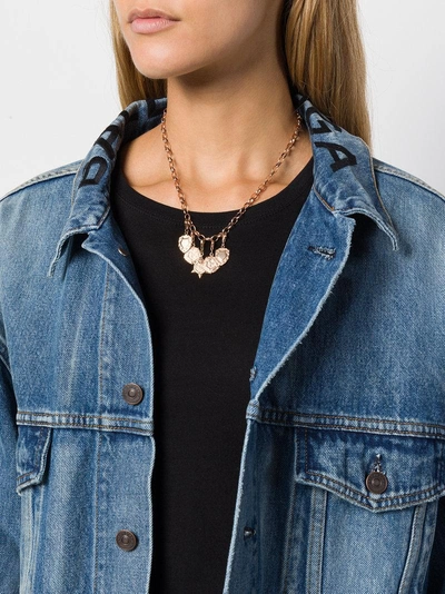 Shop True Rocks Unique Charm Pendant Necklace In Metallic
