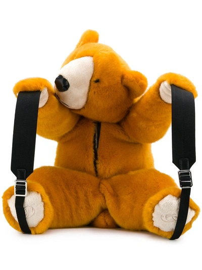 Shop Dolce & Gabbana Teddy Bear Backpack - Orange