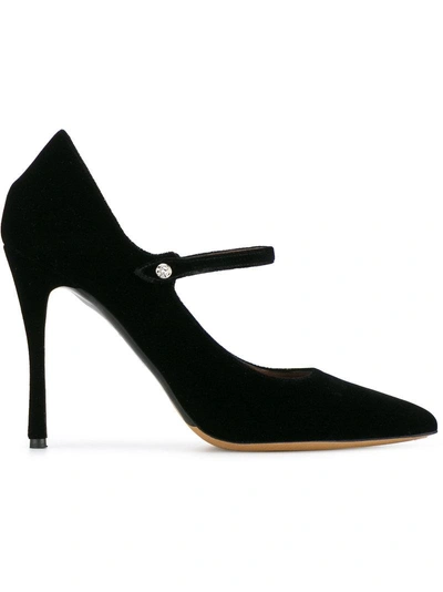 Shop Tabitha Simmons Mary-jane Lula Pumps - Black