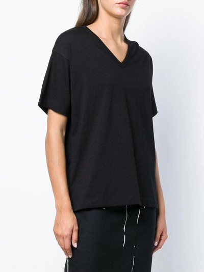 Shop Joseph V-neck T-shirt - Black