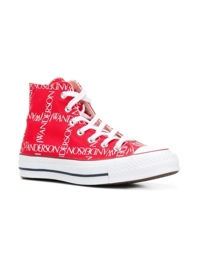Shop Converse All Star '70 Hi Sneakers In Red
