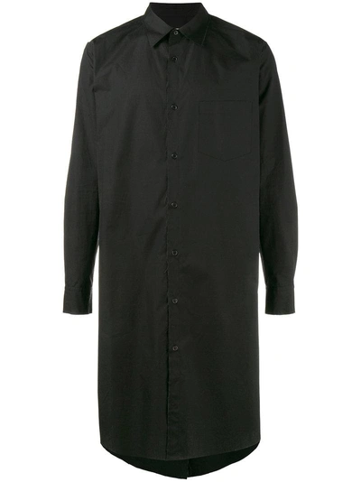 Shop Sulvam Long Shirt - Black
