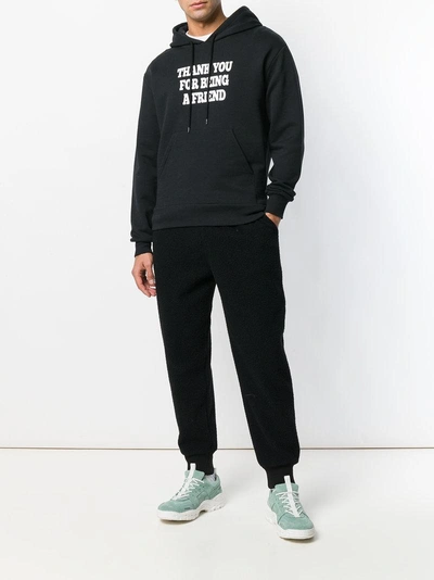 Shop Ami Alexandre Mattiussi Trackpants In Black