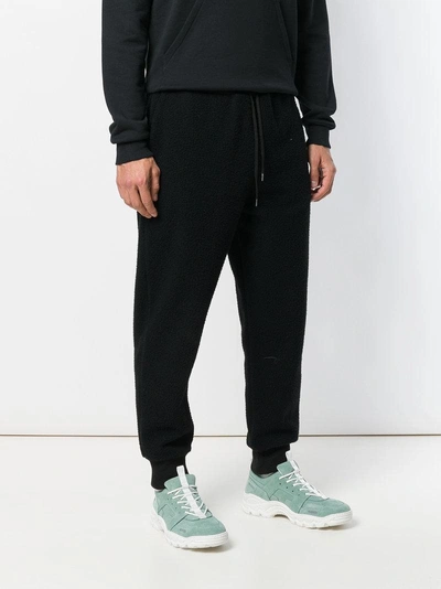 Shop Ami Alexandre Mattiussi Trackpants In Black