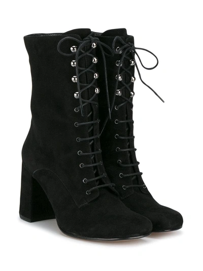 Shop Maryam Nassir Zadeh Lace-up Emannuel Boots - Black
