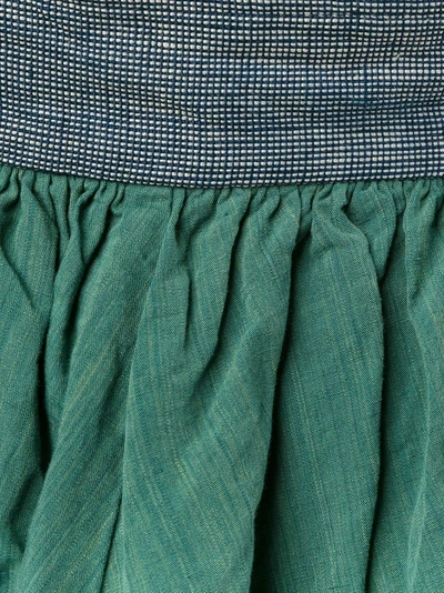 Shop Visvim A-line Panel Skirt In Multicolour