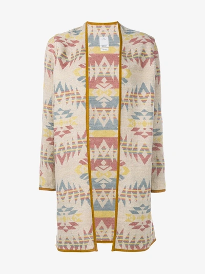 Shop Visvim Navajo Patterned Cardigan In Multicolour