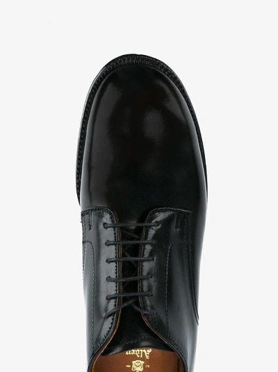 Shop Alden Shoe Company Alden Classic Derby Shoes In Black