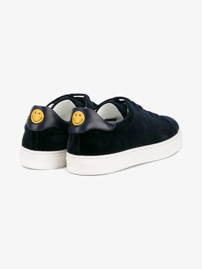 Shop Anya Hindmarch Wink Sneakers In Blue