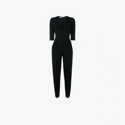 Shop Emilia Wickstead Bela Jumpsuit In Black