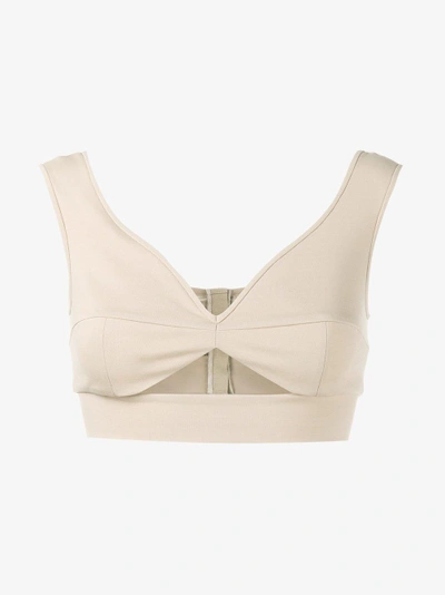 Shop Walk Of Shame Bralet With Cut-out Detailing In Nude/neutrals