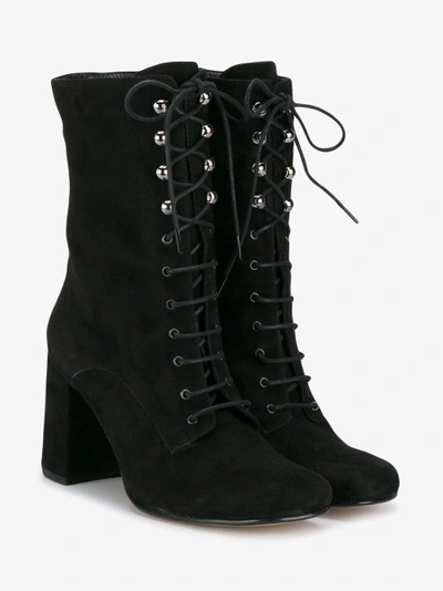 Shop Maryam Nassir Zadeh Lace-up Emannuel Boots In Black