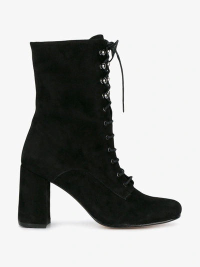 Shop Maryam Nassir Zadeh Lace-up Emannuel Boots In Black