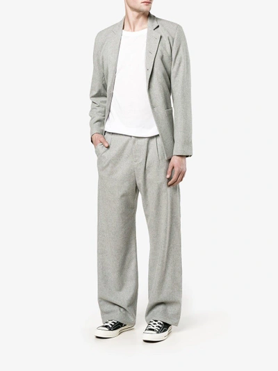 Shop Lot78 Wide-leg Trousers In Grey
