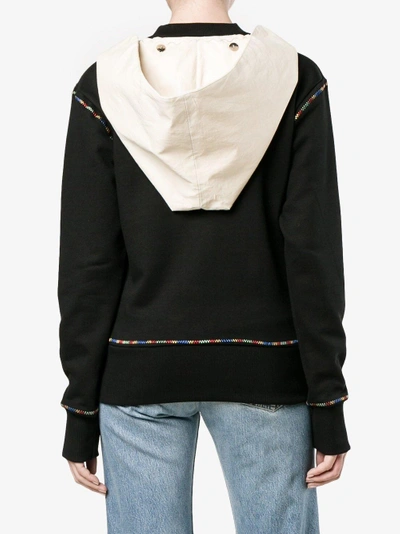 Shop Jw Anderson Shark Applique Sweatshirt In Black