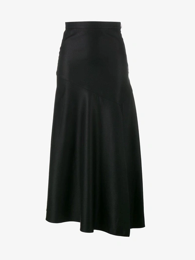Shop Barbara Casasola Asymmetric Skirt In Black