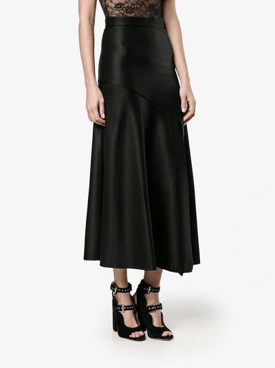 Shop Barbara Casasola Asymmetric Skirt In Black