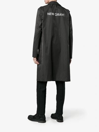 Shop Johnlawrencesullivan John Lawrence Sullivan New Grave Overcoat In Black