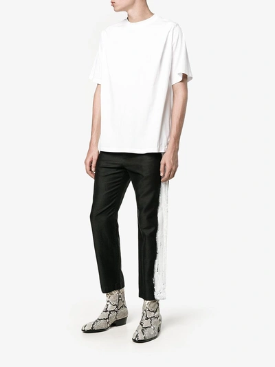 Shop Martine Rose Oversized T-shirt In White
