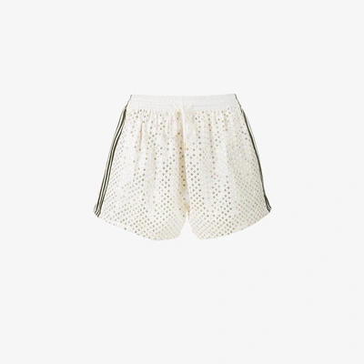 Shop Ashish Sequin Embellished Shorts In Nude/neutrals